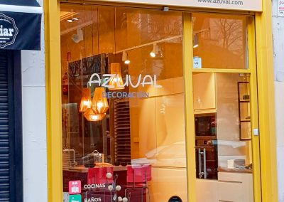 Nueva tienda Azuval Decoración en zona Santiago Bernabéu